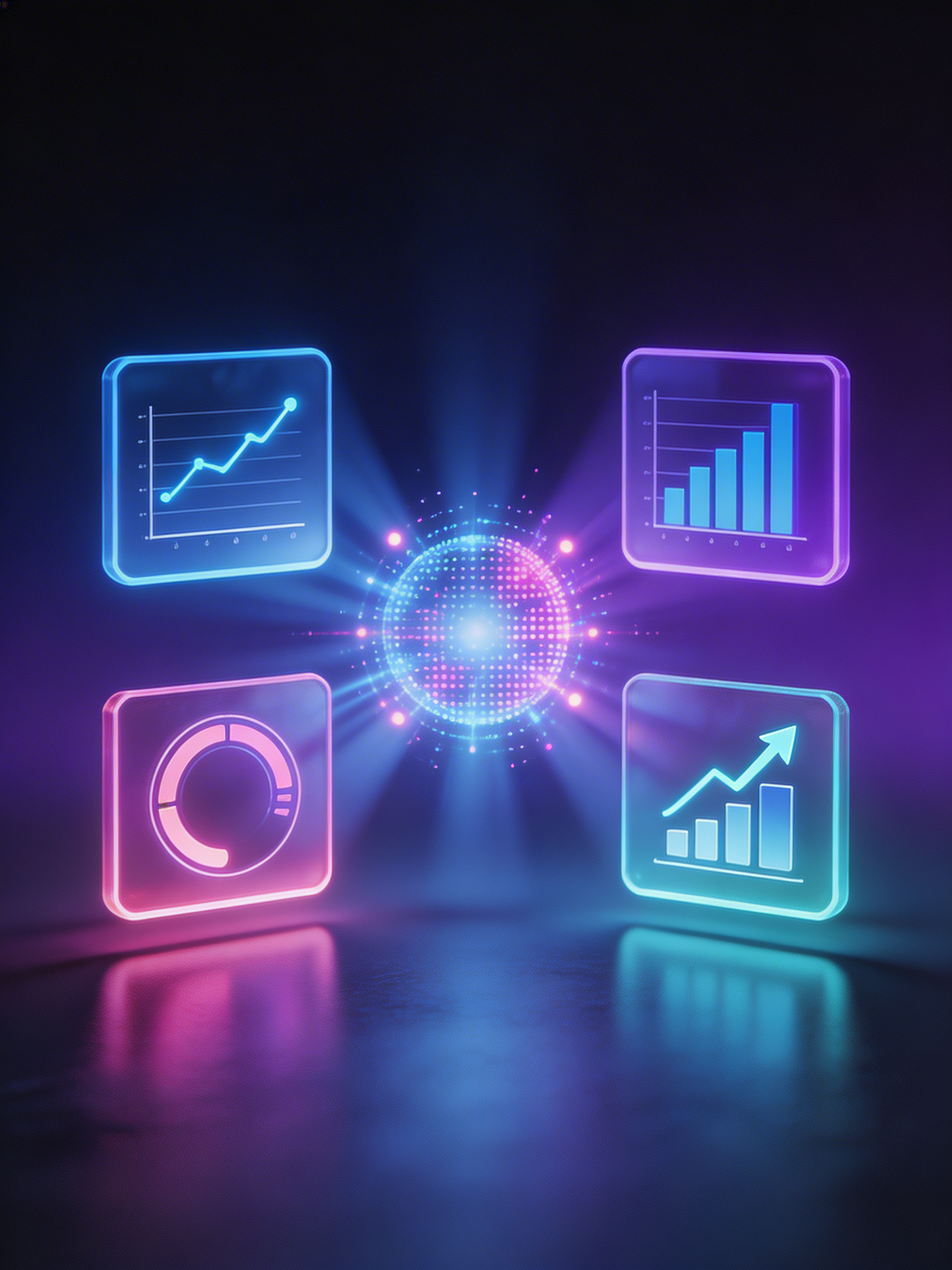 Panel de analítica y métricas de campañas publicitarias digitales